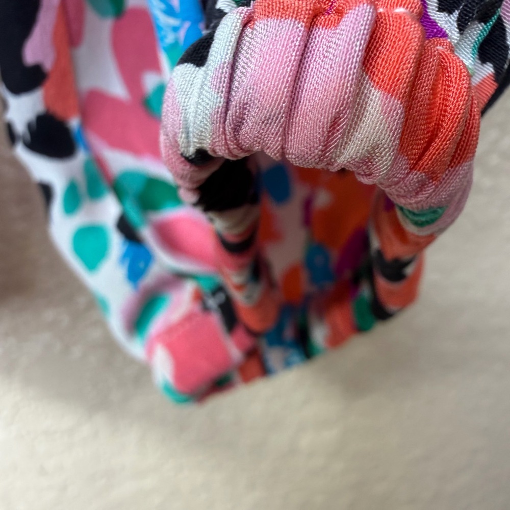 Lilly Pulitzer Pink and Blue Abstract Blouse - Picture 4 of 8